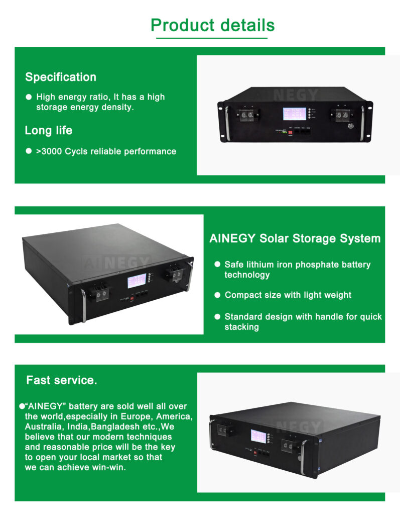 rack mount lifepo4 battery