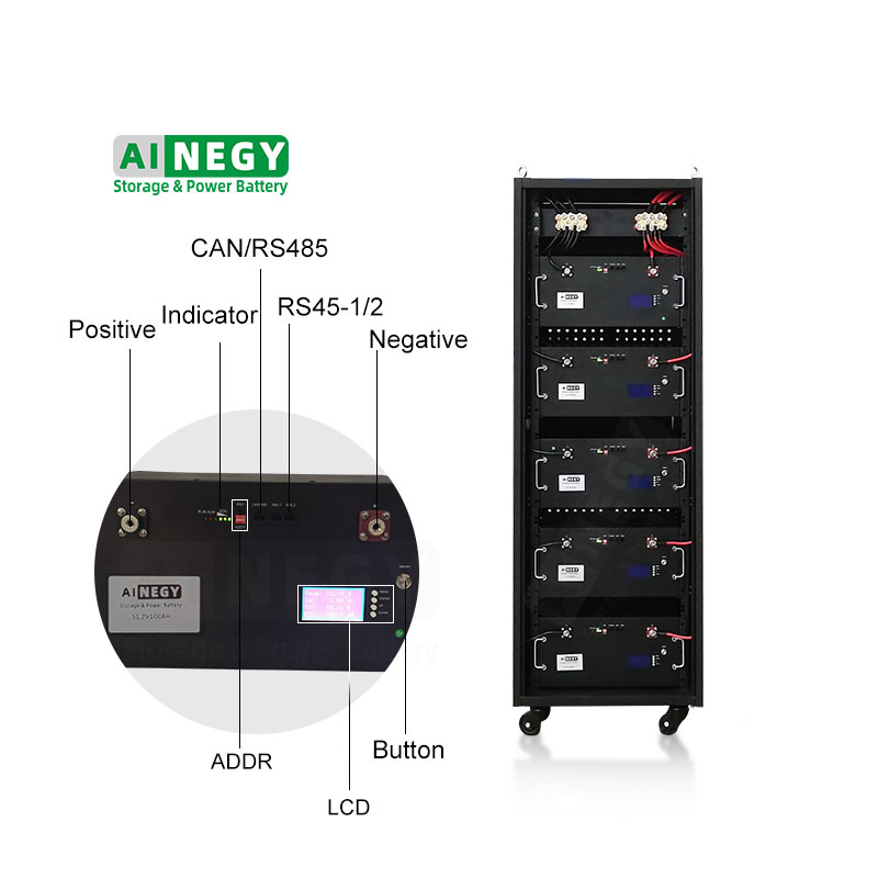 Rack mount battery pack