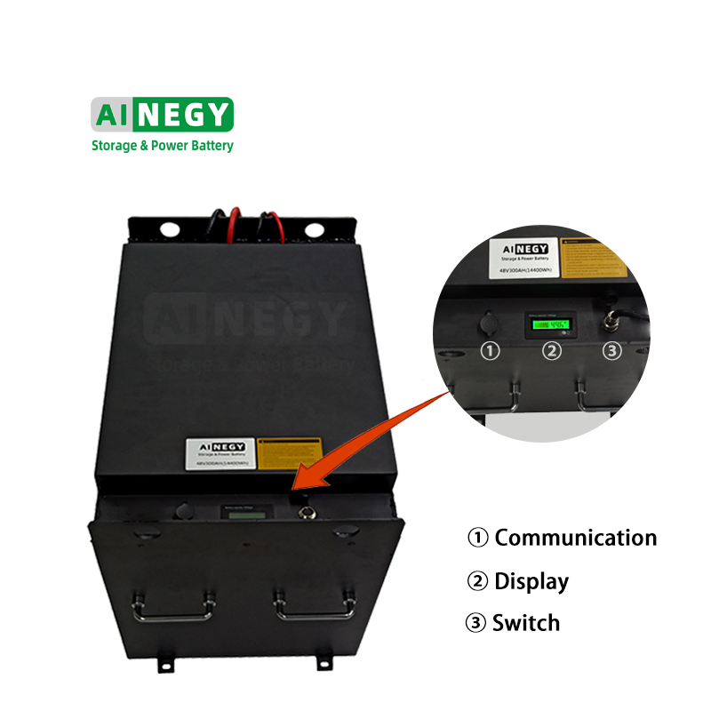 Lithium ion battery storage box